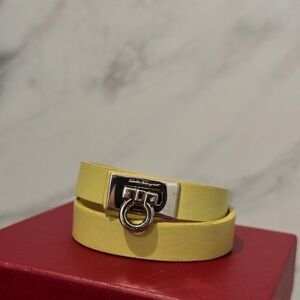 Salvatore Ferragamo Gancini Lock Bracelet
